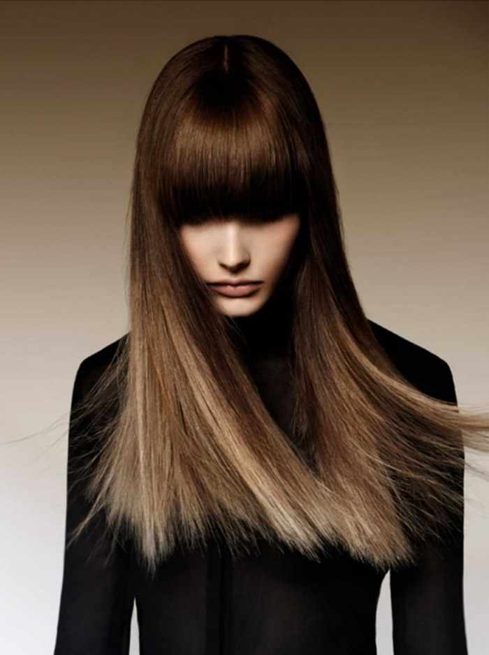 Балаяж - техника окрашивания волос. Фото на темные, русые, короткие, длинные, средние локоны