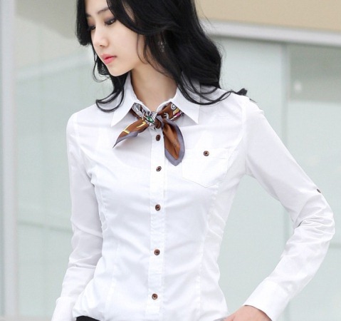 Белая женская блузка. С чем носить свободную, шелковую рубашку, для полных