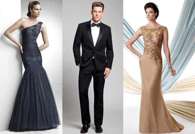 Блэк тай дресс код для женщин, мужчин в одежде. Стиль Black tie optional, фото