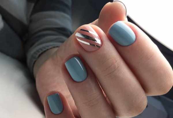 Дизайны ногтей гель-лаком на короткие ногти. Фото, модные тенденции 2021
