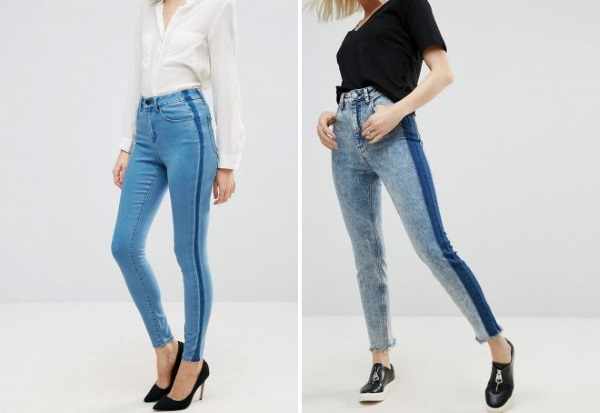 Женские джинсы с лампасами. Модно или нет в этом году, с чем носить, фото