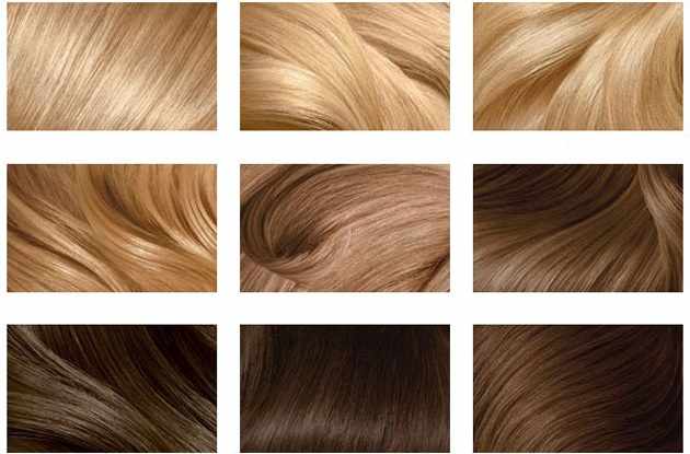 Светло-каштановый цвет волос краски Гарньер, Эстель, Лореаль, Капус, Палет, Игора. Палитра, фото на волосах