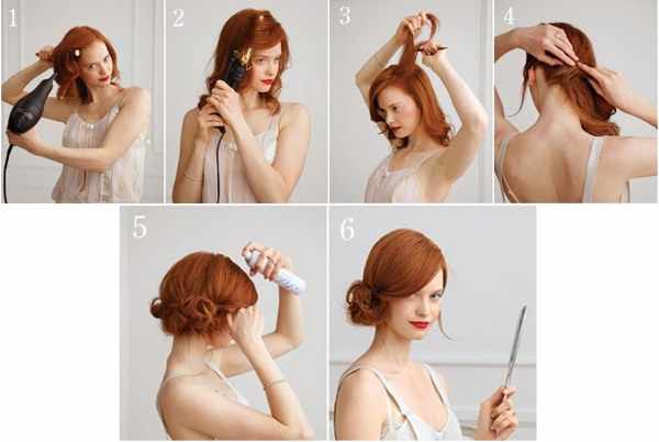 Как сделать прическу самой себе на средние волосы: быстро, красиво, за 5 минут
