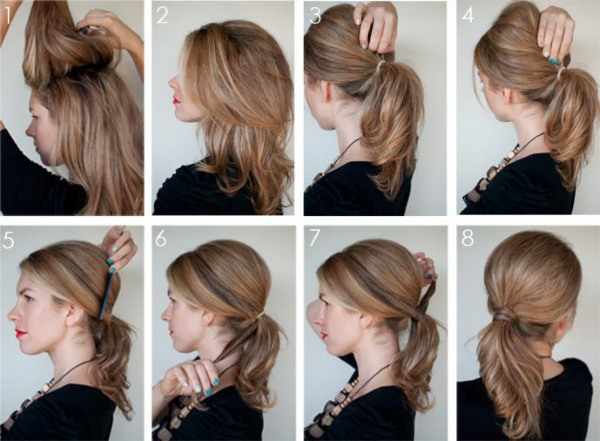 Прически на каждый день на средние волосы. Инструкция, фото. Как быстро и красиво сделать легкие укладки