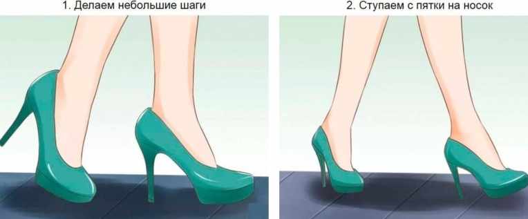 Как научиться ходить на каблуках за день уверенно, правильно, чтобы ноги не уставали