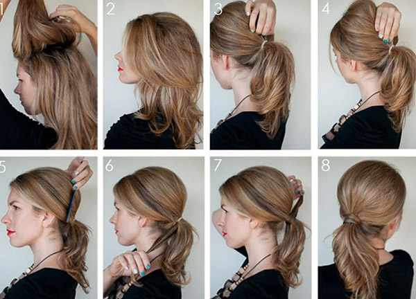 Как сделать короткие волосы с лентой без стрижки