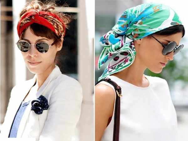 Как завязать платок на голове разными способами зимой, летом на пляже, осенью или весной. Пошаговое руководство с фото
