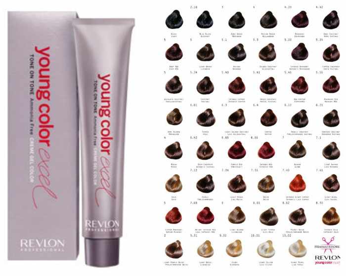Revlon (Ревлон) - профессиональная краска для волос. Палитра цветов, фото, отзывы