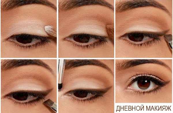 Макияж для карих глаз на каждый день, вечерний для светлых и темных волос. Фото, инструкция