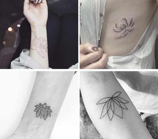 Красивые маленькие татуировки для девушек. Эскизы и значения, фото