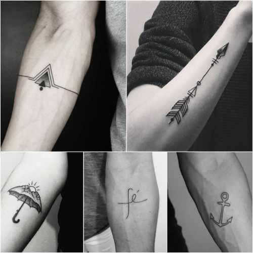 Маленькие татуировки на руке для парней, девушек. Эскизы, фото, значение