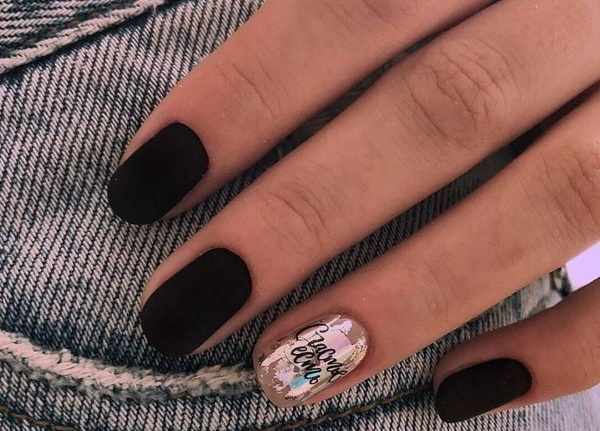 Маникюр гель-лаком темные цвета на короткие ногти. Фото, дизайны, новинки
