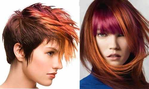 Мелирование на рыжие волосы. Фото калифорнийское, частое, черное, темная, светлая покраска. Как выглядит, как сделать