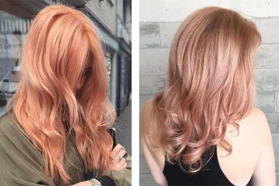 Персиковый цвет волос. Как сделать, получить, фото, где купить краску, кому идет