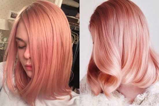 Персиковый цвет волос. Как сделать, получить, фото, где купить краску, кому идет