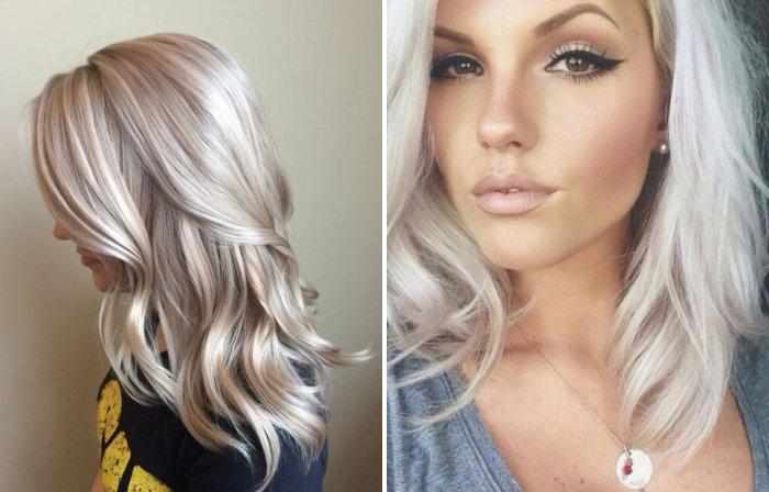 Цвет волос платиновый блондин. Фото до и после окрашивания, оттеночные шампуни, тоники, краски