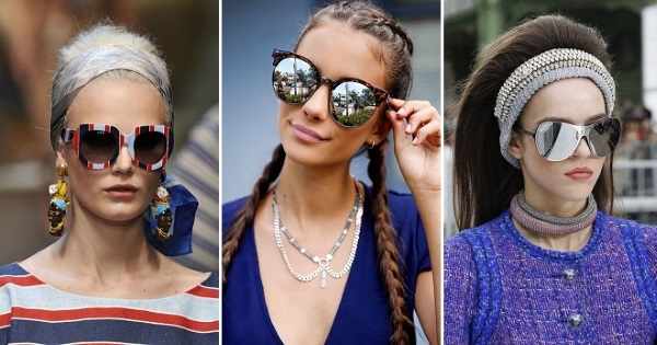 Подбор очков по форме лица женщине для зрения, солнцезащитные. Правила. Модные новинки 2021