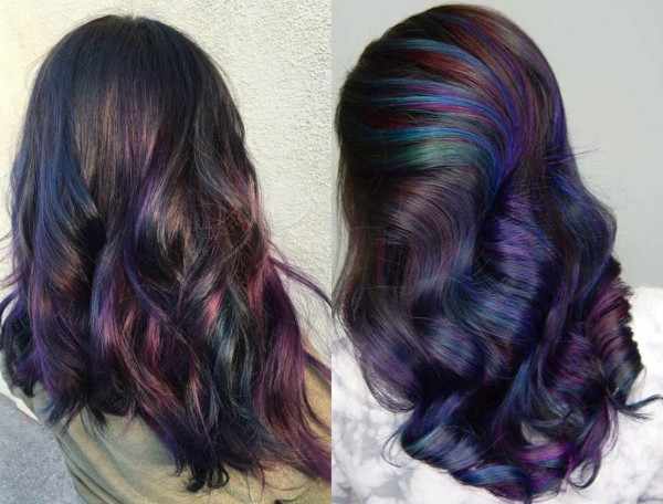 Покрашенные волосы у девушек красиво в разные цвета