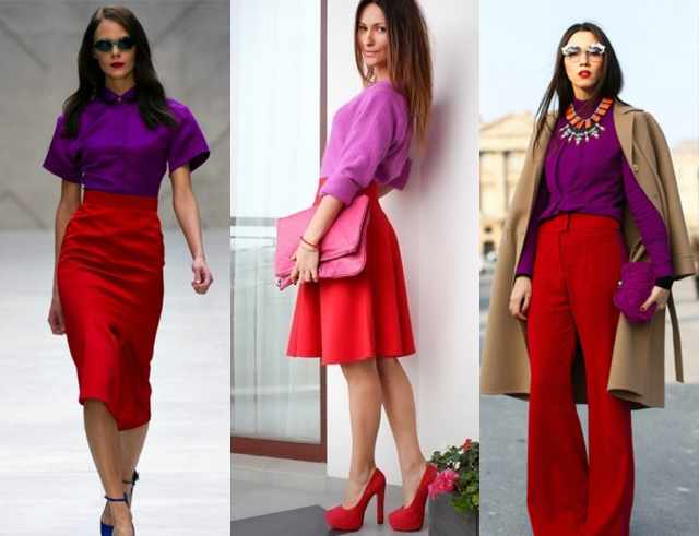 С чем сочетается бордовый цвет в одежде женщин и мужчин. Фото