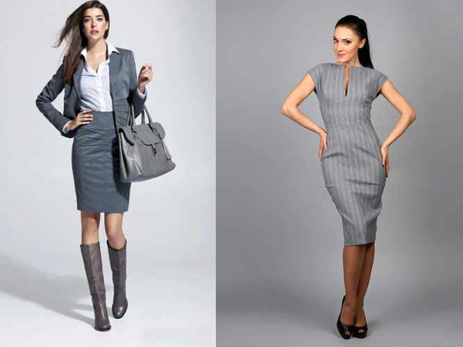Серый цвет в одежде для женщин, мужчин. С какими оттенками сочетается, фото, колористика