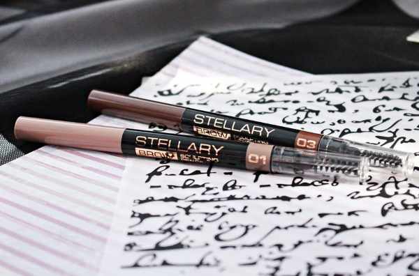 Стеллари (Stellary) карандаш для бровей автоматический. Оттенки, отзывы