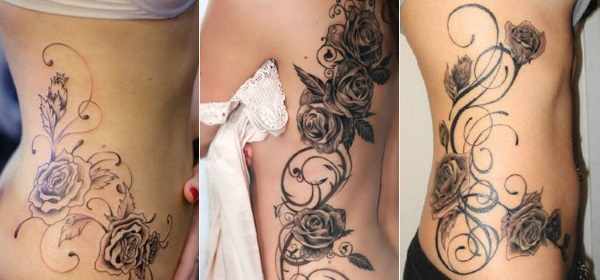 Красивые татуировки для девушек. Фото, эскизы, надписи, значение