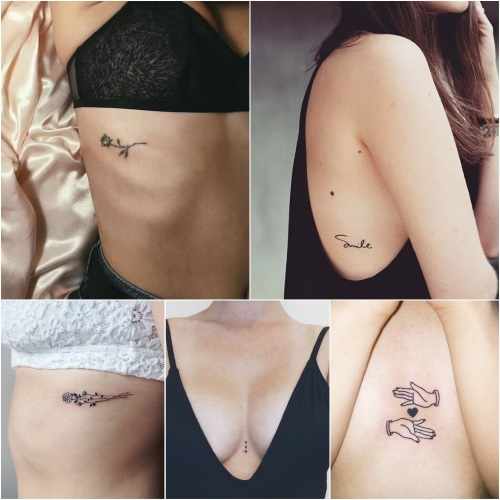 Красивые татуировки для девушек. Фото, эскизы, надписи, значение