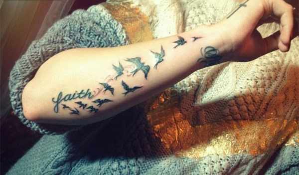 Татуировки на руку для девушек. Эскизы, узоры, надписи с переводом, смыслом. Значение тату