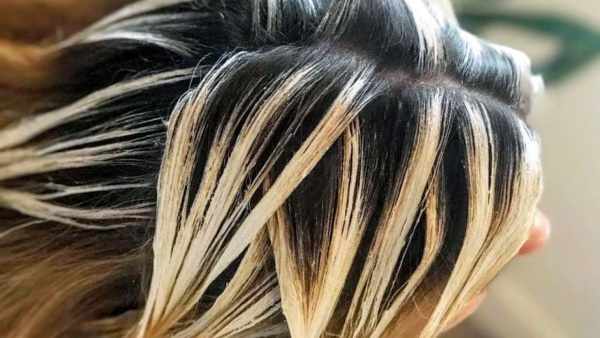 Цветное окрашивание на короткие волосы для брюнеток, блондинок. Фото
